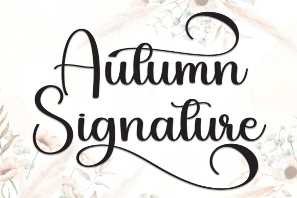 Autumn Signature: A Friendly Font for Building a Consistent Brand
