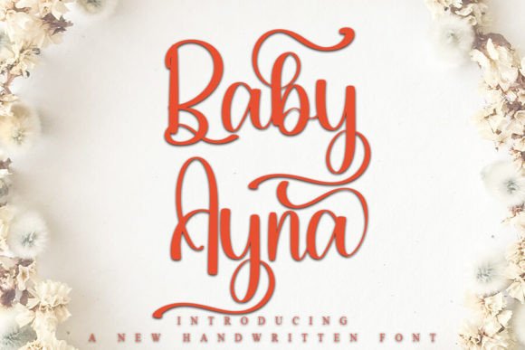 Baby Alyna: An Elegant Handwritten Font for Editorial Design