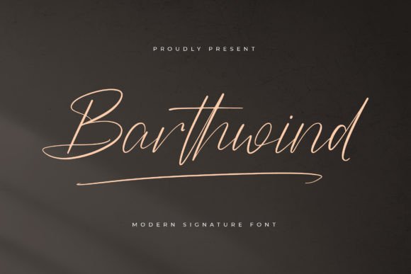 Barthwind Font: The Sophisticated Script for Modern Creators