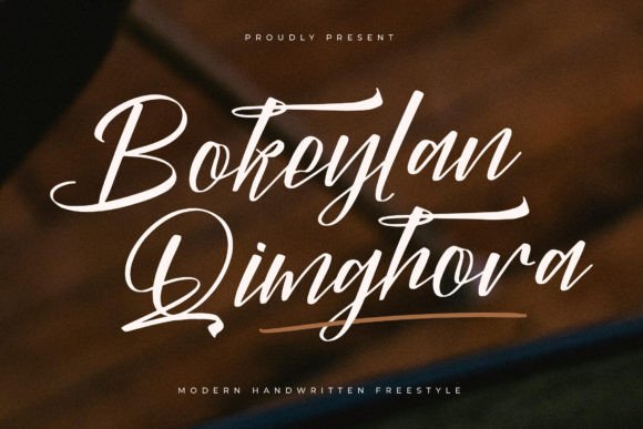 Bokeylan Qimghora: A Handwritten Script Font for Editorial Sophistication