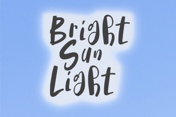 Bright Sun Light Font: A Friendly Typeface for Your Creative Business