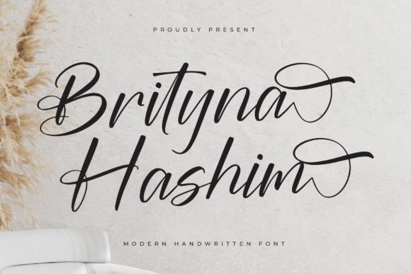 Brityna Hashim Font for Creative Web Designs