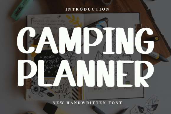 Camping Planner: A Font That Brings Warmth to Branding