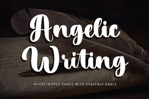Choosing Angelic Writing for Editorial Design