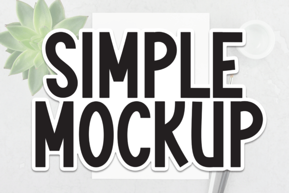Choosing Simple Mockup: A Font for Stories That Feel Warm