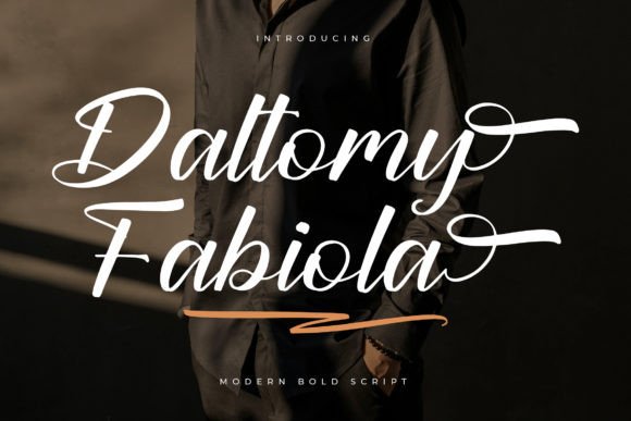 Crafting Elegance with the Daltomy Fabiola Script Font