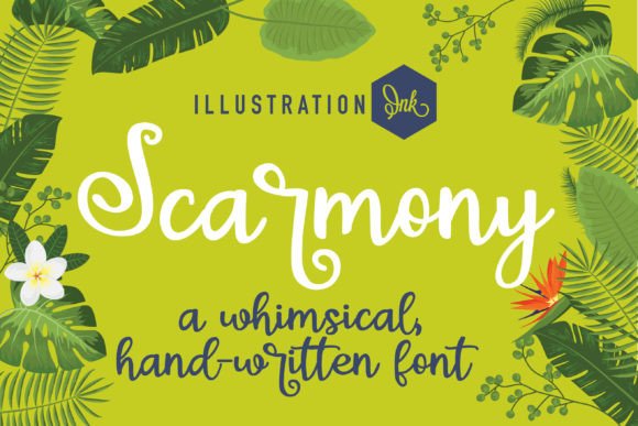 Exploring Scarmony: A Playful Script Font for Creative Projects