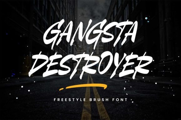 Gangsta Destroyer Font: My Hands-On Branding Experiment