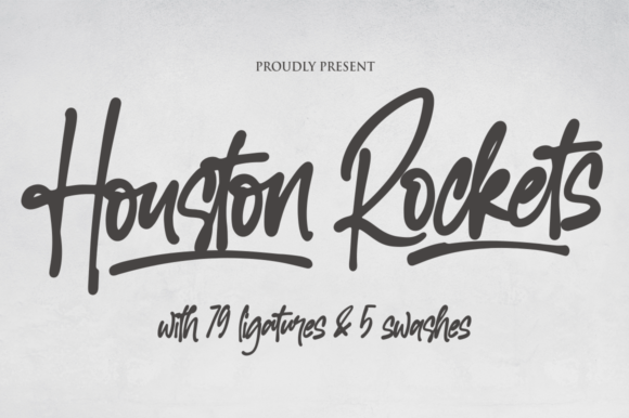 Houston Rockets: A Font with Elegance and Editorial Flow