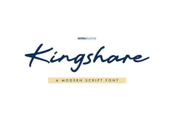 Kingshare Script Font: The Elegant Choice for Modern Marketing