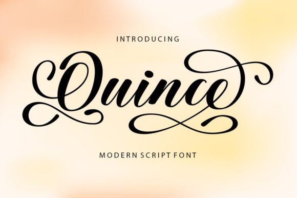 Quince: A Script Font for Making Things Feel Real
