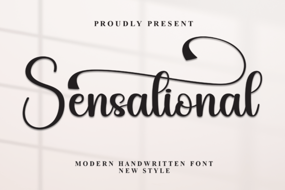 Sensational: A Confident Script for Modern Craft & Commerce