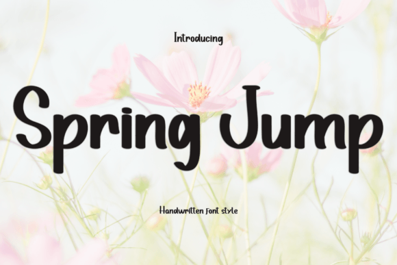 Spring Jump: A Handwritten Font for Everyday Branding