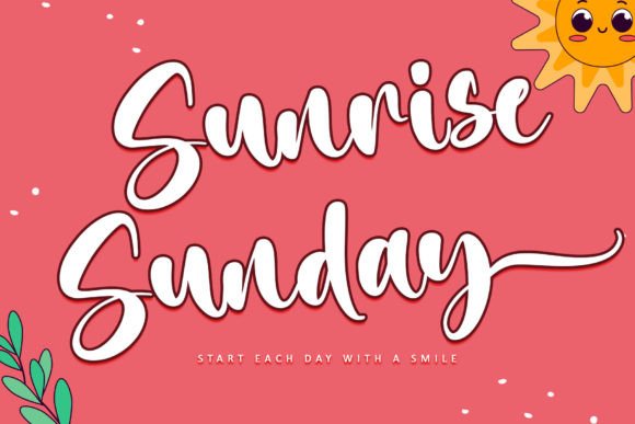 Sunrise Sunday: A Typeface for Gentle Editorial Moments