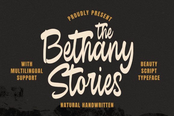 The Bethany Stories: A Font for Editorial Narrative