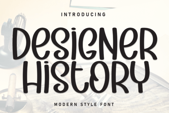 The Designer History Font in Web Design