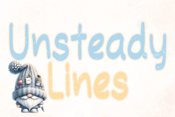 Unsteady Lines: The Playful Font for Digital Campaigns