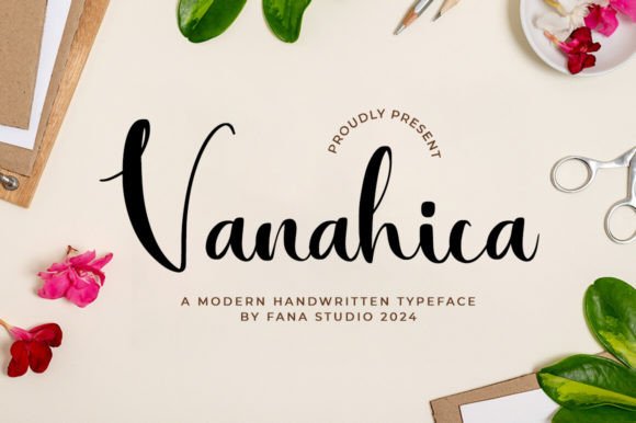 Vanahica: A Script Font for Timeless Marketing Visuals