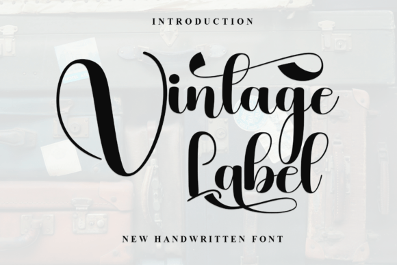 Vintage Label: The Friendly Script Font for Your Online Brand