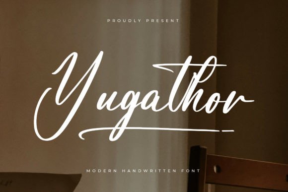 Yugathor: A Handwritten Font Perfect for Handmade Projects